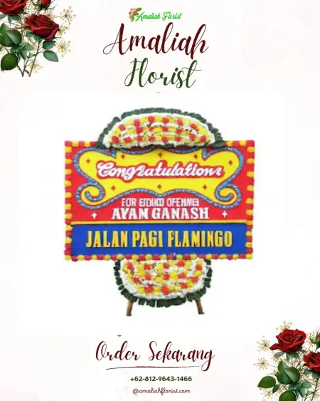 Sewa Papan Bunga Pandowan